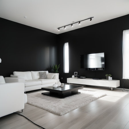 Modern minimalism style drawing-room interiorの素材