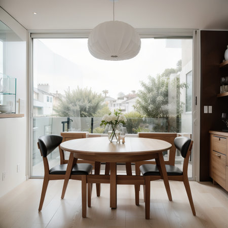 Blur Dinning room for backgroundの素材