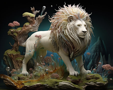 Microbial,sculptor,crafting,living,microcosms,microscopic,organisms,creation,miniature,world,teeming,unseen,life,animal,pet,occupation,Lion,dream,animal,background,imagine,ai,generative,beautiful,funny,majestic,fantasyの素材