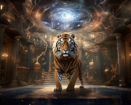 Tiger Virtual reality historian preserving digital legaciesの素材