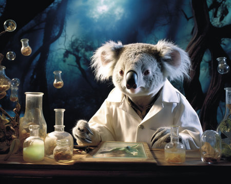 Koala Biomedical researcher developing breakthroughsの素材