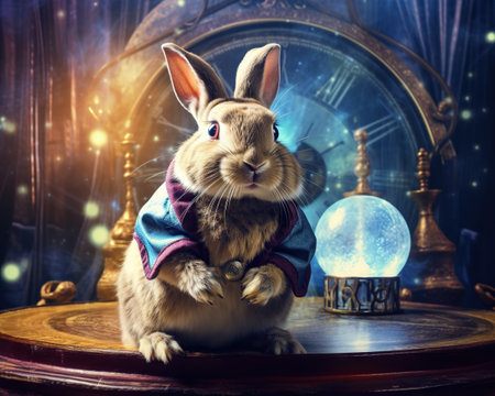 Rabbit Quantum illusionist crafting mind-bending realitiesの素材