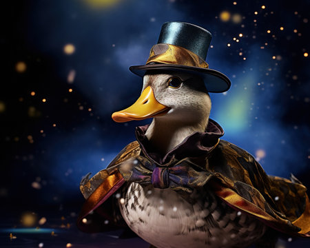 Duck Quantum illusionist crafting reality-bending tricksの素材