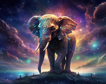 Elephant Quantum diplomat fostering cosmic diplomacyの素材