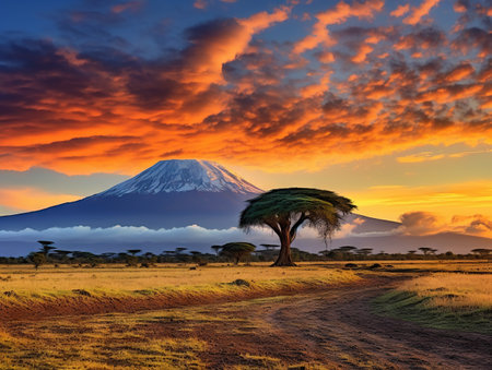 Kilimanjaro at Sunriseの素材