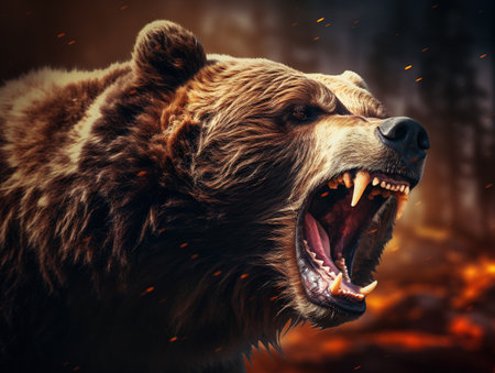 Growling Grizzly Bearの素材