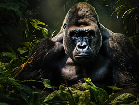 Gorilla - silverback gorillaの素材