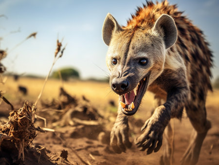 Spotted Hyenaの素材