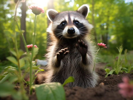 Spring Raccoonの素材