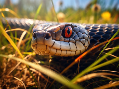 WOW  look at the snake!の素材