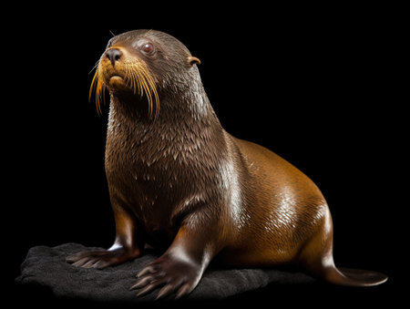 Brown fur sealの素材
