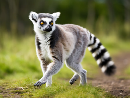 Walking lemurの素材