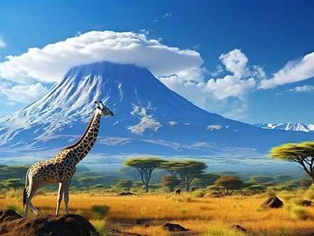 Kilimanjaro landscapeの素材