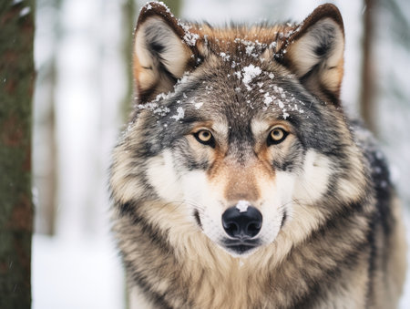 Grey Wolf (Canis lupus)の素材