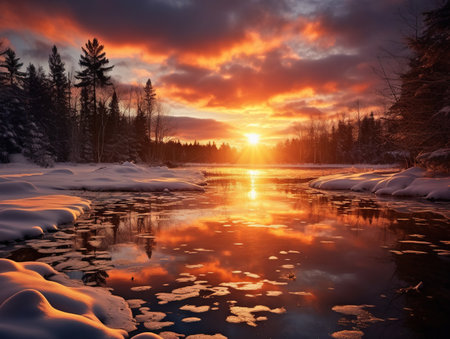 Winter Sunsetの素材