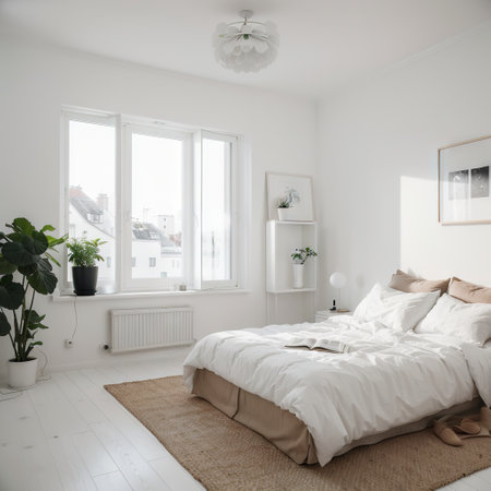 White empty room Scandinavian interior designの素材