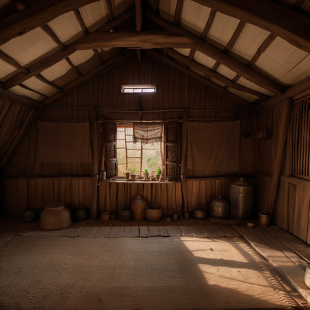 Indian hut interiorの素材