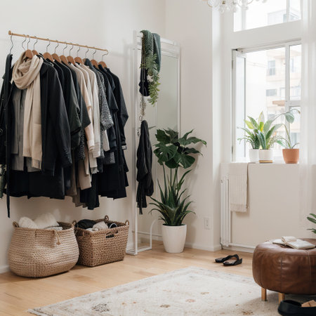 Creative interior of modern wardrobeの素材