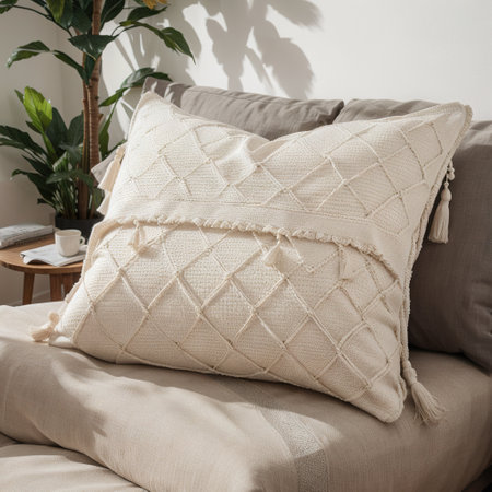 Modern tassels decorative cushion coverの素材