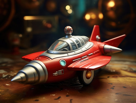 Vintage metal toyの素材