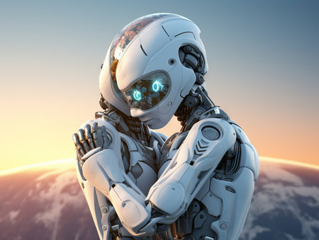 Cute robot cyborgの素材