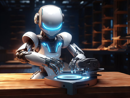 Robot with sawの素材