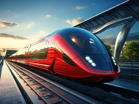 Magnetic levitation trainの素材
