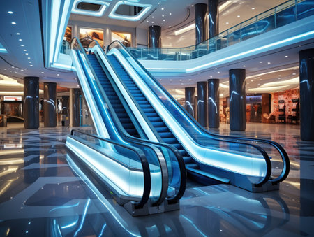 Shop interior escalatorの素材