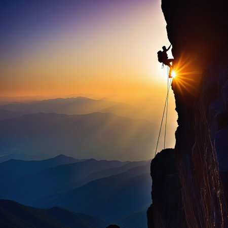 Traveler Climbed up theの素材