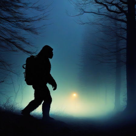 The study of animals and creatures that are considered to be legendary or such as Sasquatchの素材