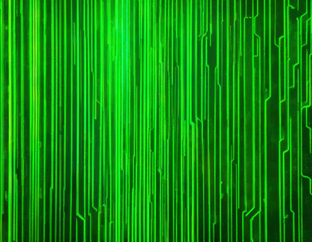 Horizontal vivid green matrix neo cyberpunk hacker terminal abstの素材