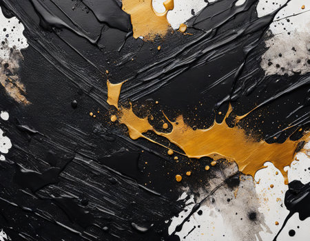 Geometric graffiti abstract Wallpaper with oil watercolor effectの素材