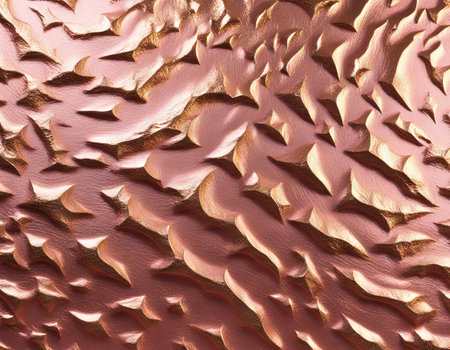 Pink gold metal rose golden foil backgroundの素材