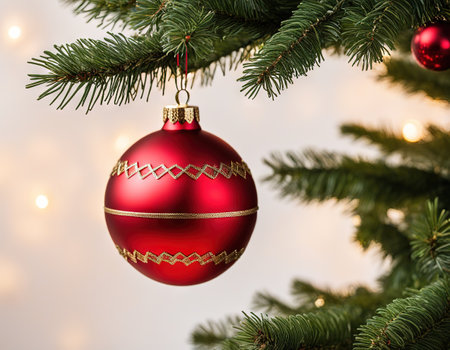 Christmas Tree Ornament Backgroundの素材