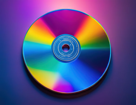 Compact disk Science technologyの素材