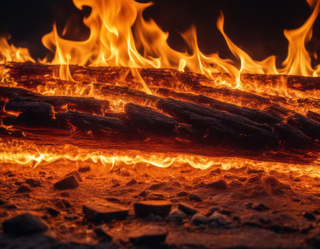 Burning fireの素材