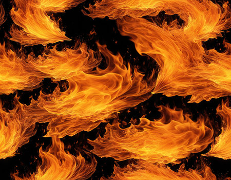 Isolated flames setの素材