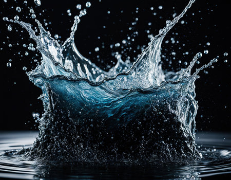 Clean water splashの素材