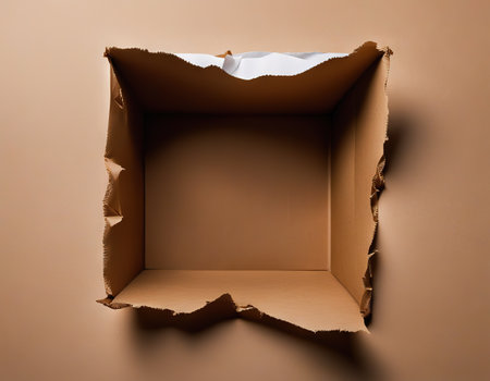 Torn package paperの素材