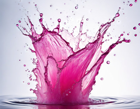 Fresh water splashの素材