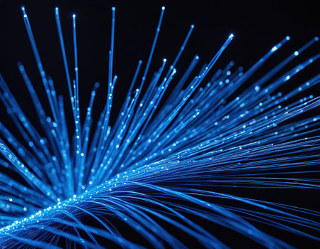 Blue fiber opticsの素材
