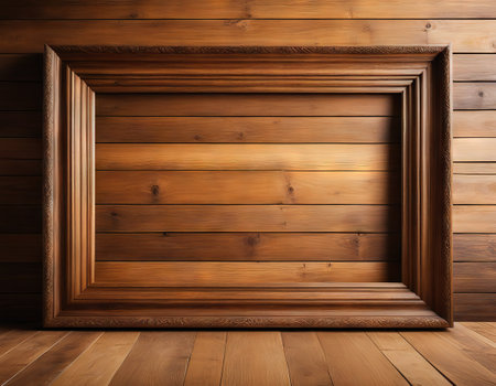 Wooden wide frameの素材