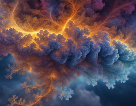 Ai Generated illustration Wildlife Concept of Mind Fogの素材