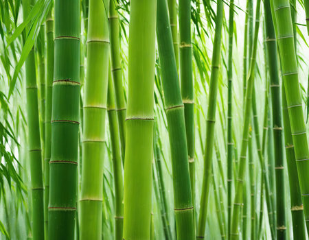 Ai Generated illustration Wildlife Concept of Bambooの素材