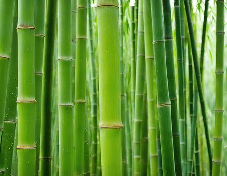 Ai Generated illustration Wildlife Concept of Bambooの素材