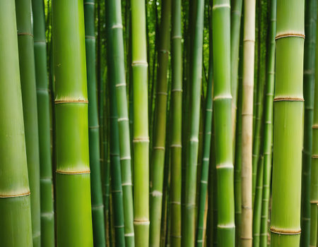 Ai Generated illustration Wildlife Concept of Bambooの素材