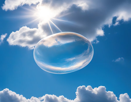 Ai Generated illustration Wildlife Concept of Cloudの素材