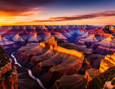 Grand canyon sunsetの素材