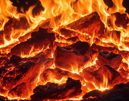 Ai Generated illustration Wildlife Concept of Hellの素材