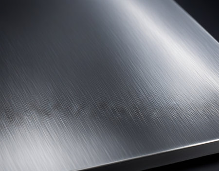 Brushed steelの素材